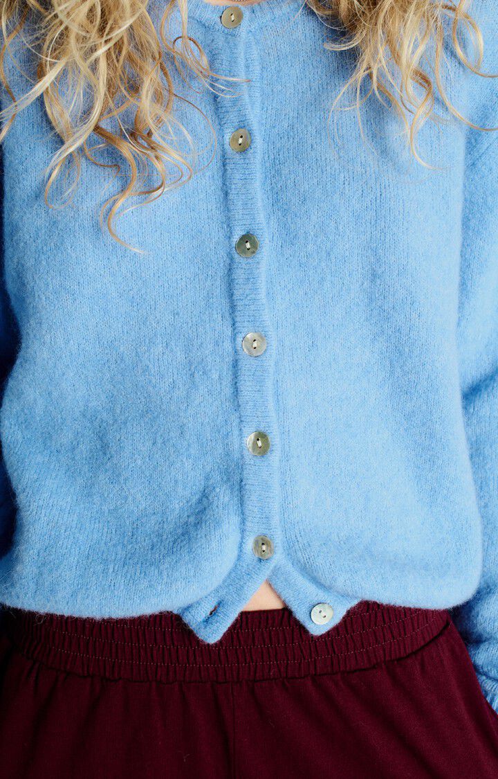 American Vintage Vitow Knit Cardi in Atmosphere Chine