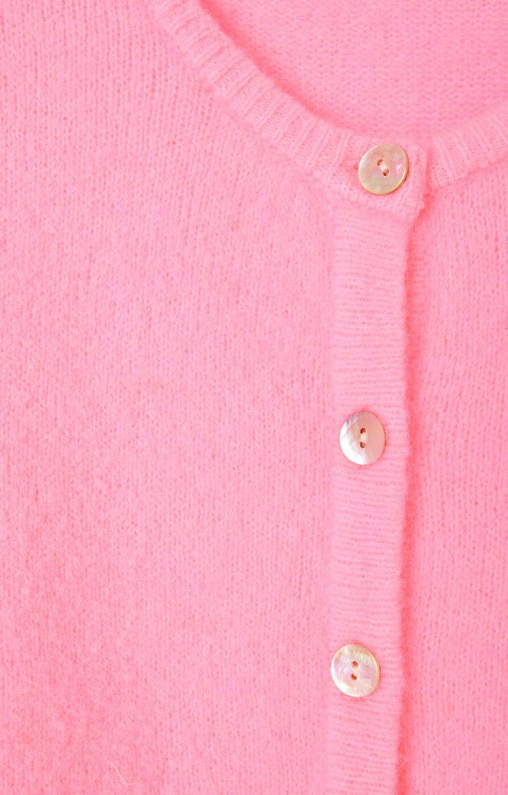 American Vintage Vitow Knit Cardi in Rose Chine