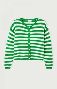 You added <b><u>American Vintage Vitow Knit Cardi in Trefle Raye Blanc</u></b> to your cart.