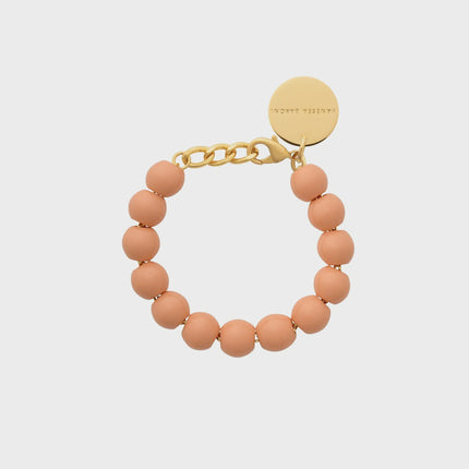 Vanessa Baroni Mini Beads Bracelet in Peach