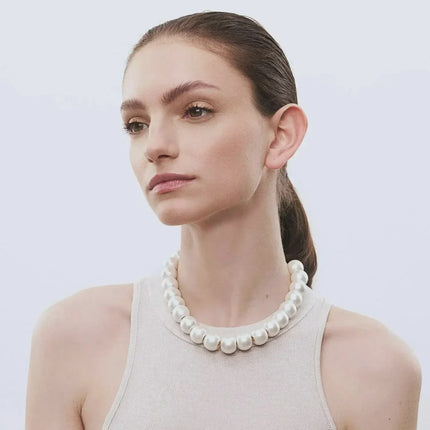 Vanessa Baroni Short  Pearl Necklace