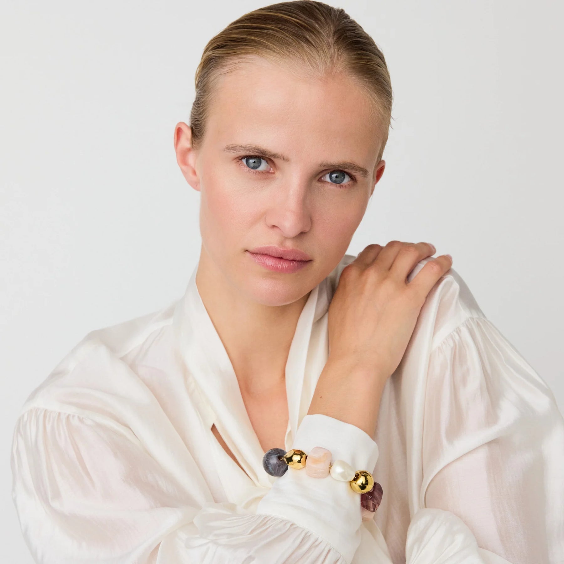 Vanessa Baroni Ibiza Bracelet - Rose Marble