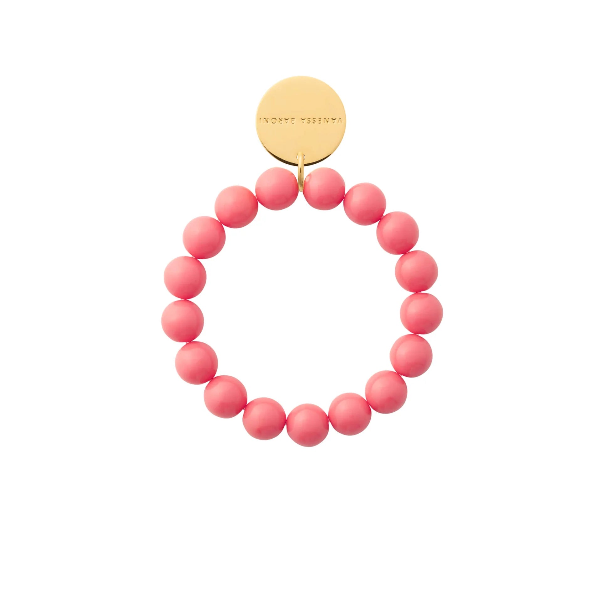 Vanessa Baroni Mini Brads Flex Bracelet in Flamingo