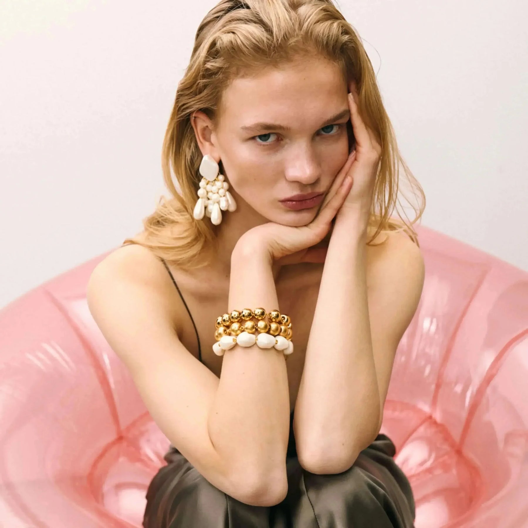 Vanessa Baroni Pearl Bracelet