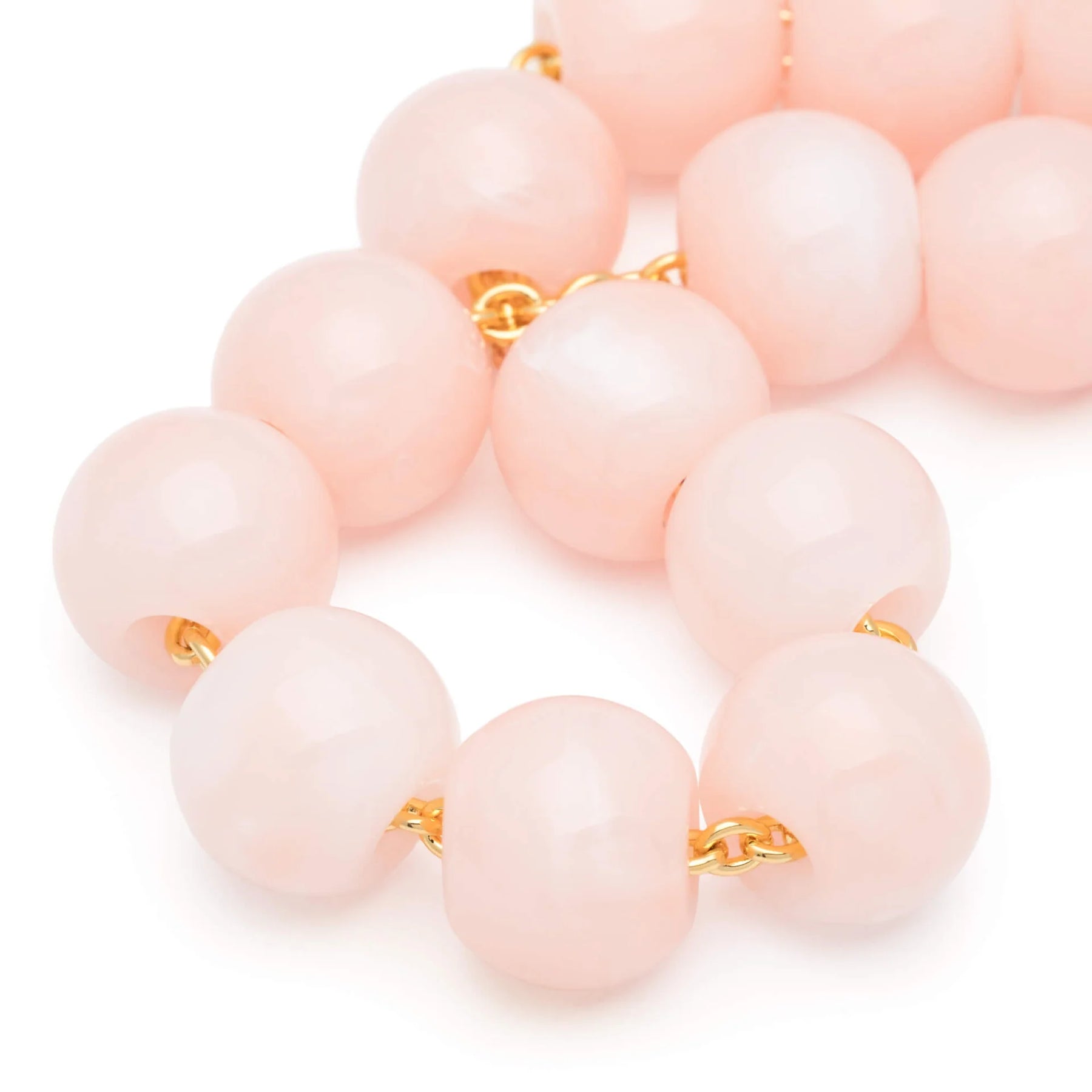 Vanessa Baroni Small Beads Necklace in Peach Sorbet