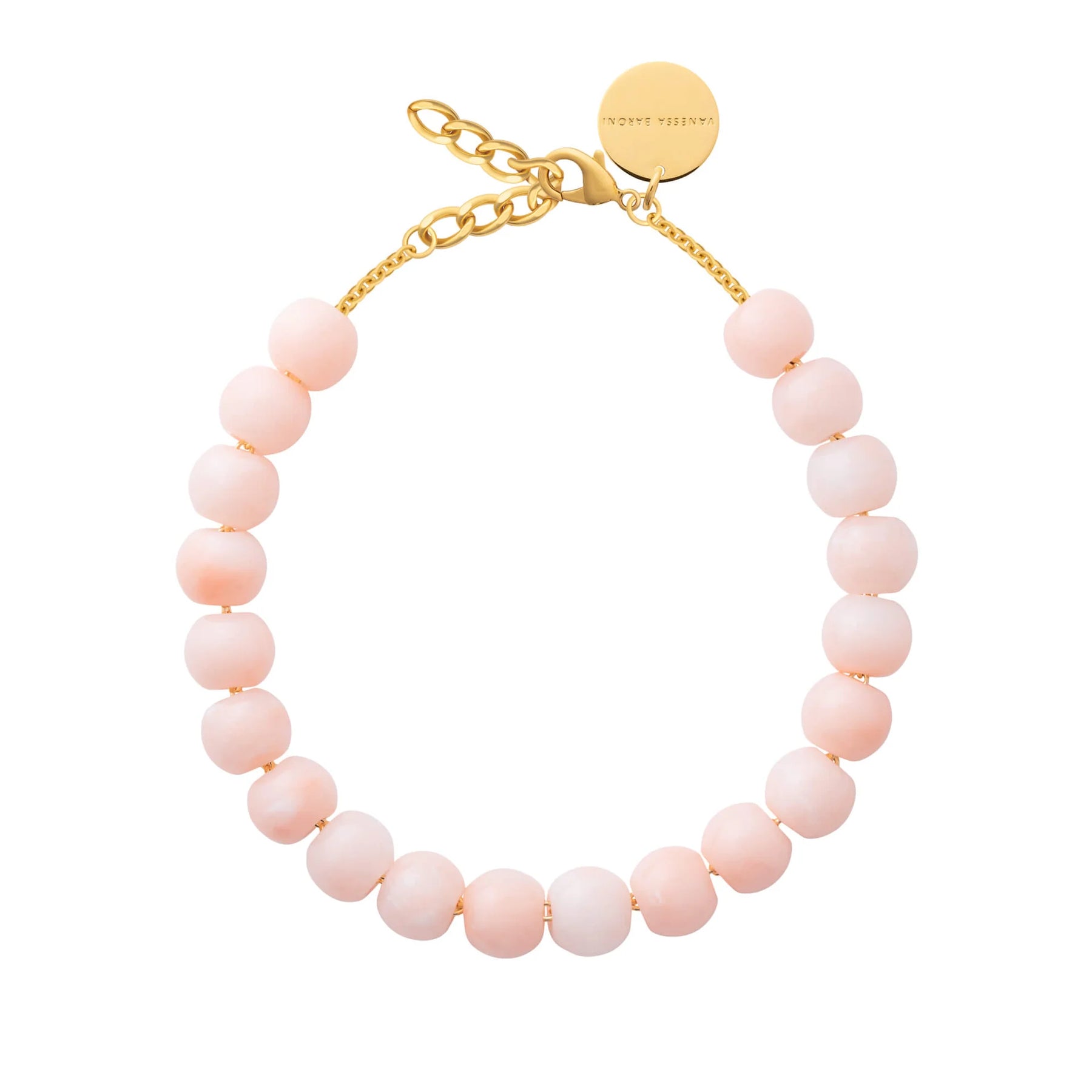 Vanessa Baroni Small Beads Necklace in Peach Sorbet