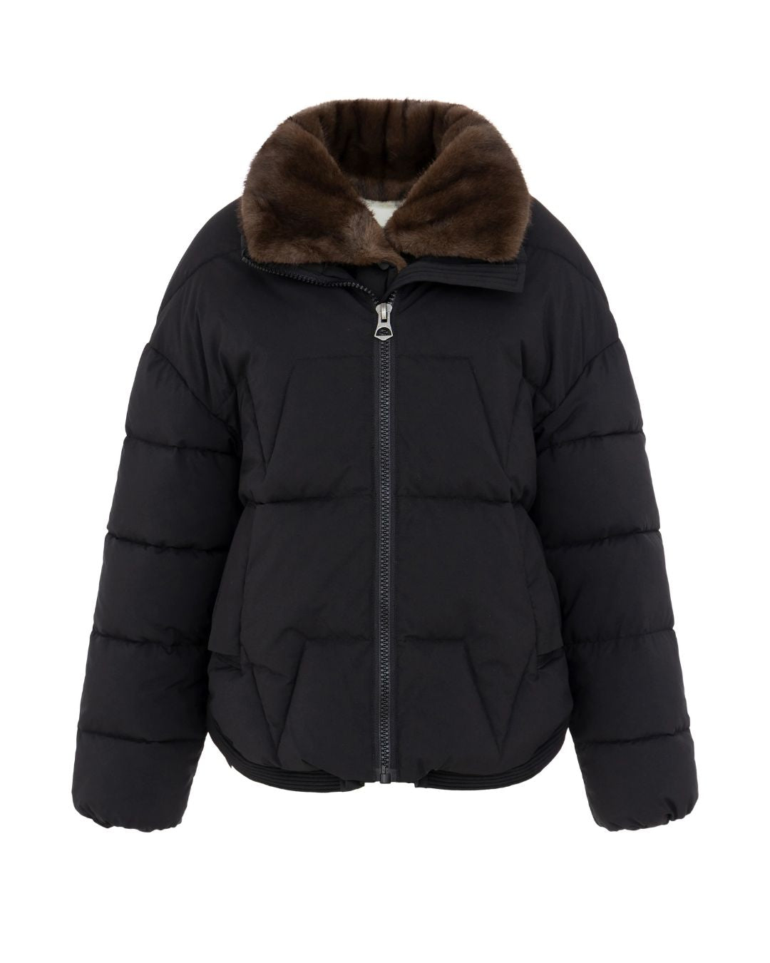 Vegancode 20390 Faux Fur Jacket in Black