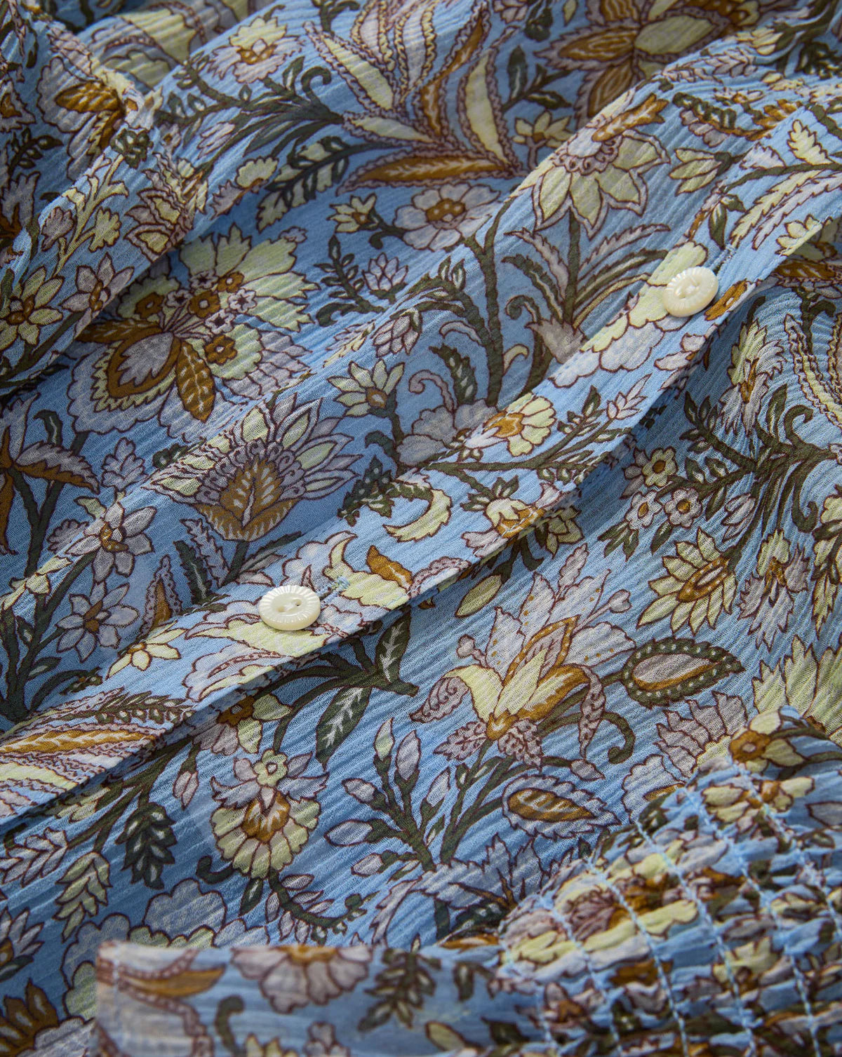 Veronica Beard Ashlynn Blouse in Blue Jay Multi