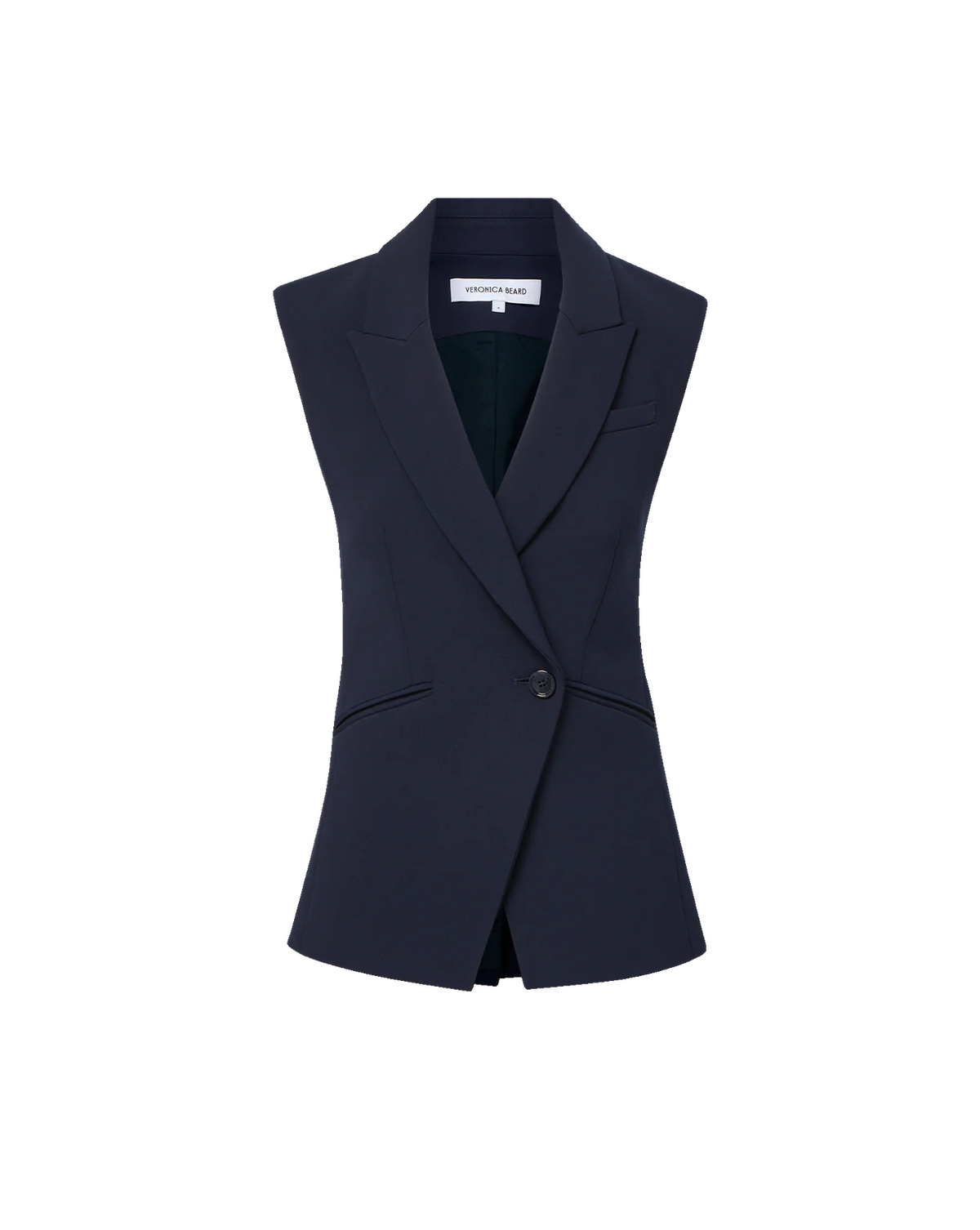 Veronica Beard Ciel Vest in Navy