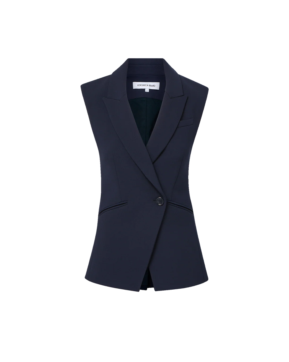 Veronica Beard Ciel Vest in Navy