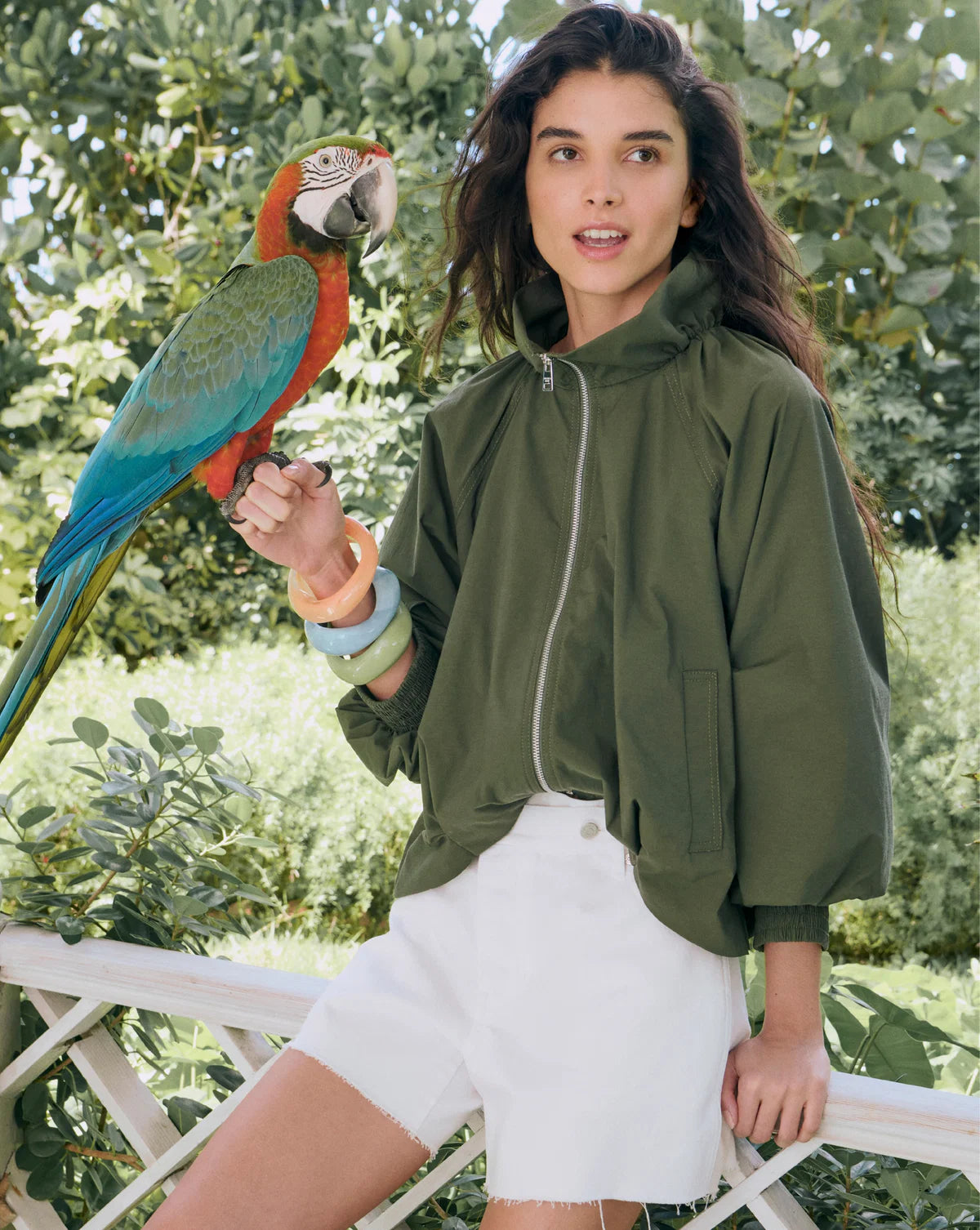 Veronica Beard Circe Jacket in Army