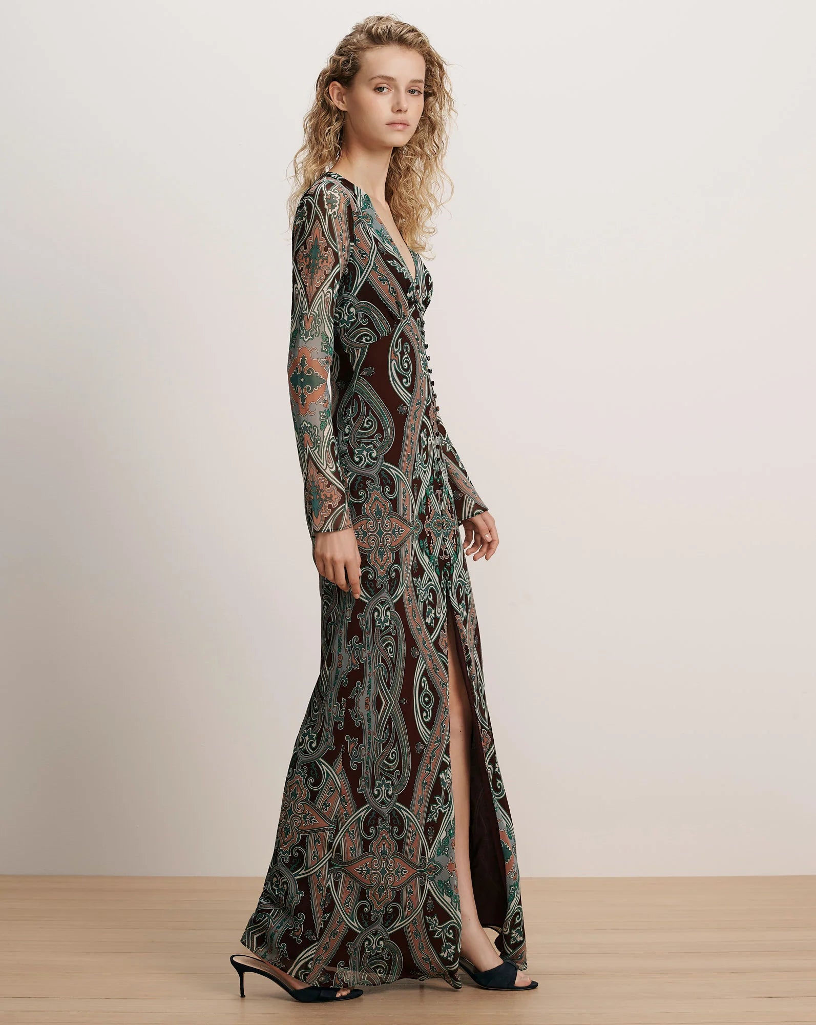 Veronica Beard Daciana Dress - Raisin Multi