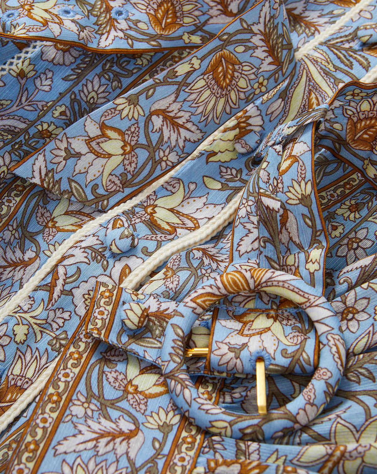 Veronica Beard V Neck Kumar Dress in Blue Jay Multi