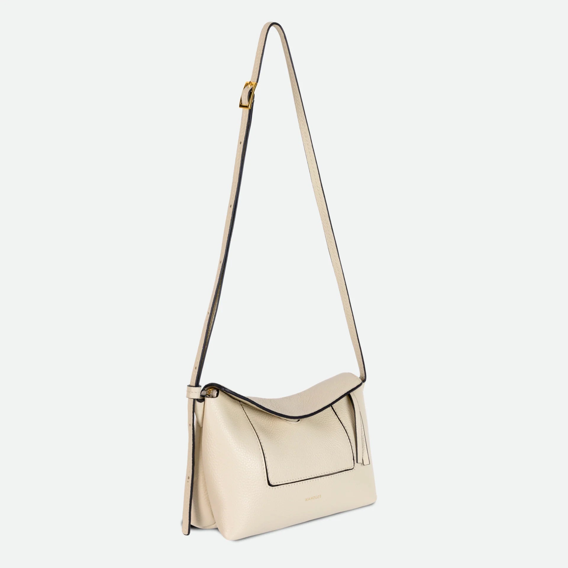 WANDLER Penelope Slouch Mini in Beige Crust