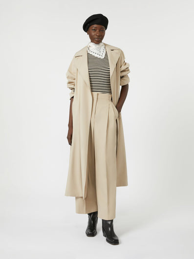 MM Fatto Raincoat in Beige