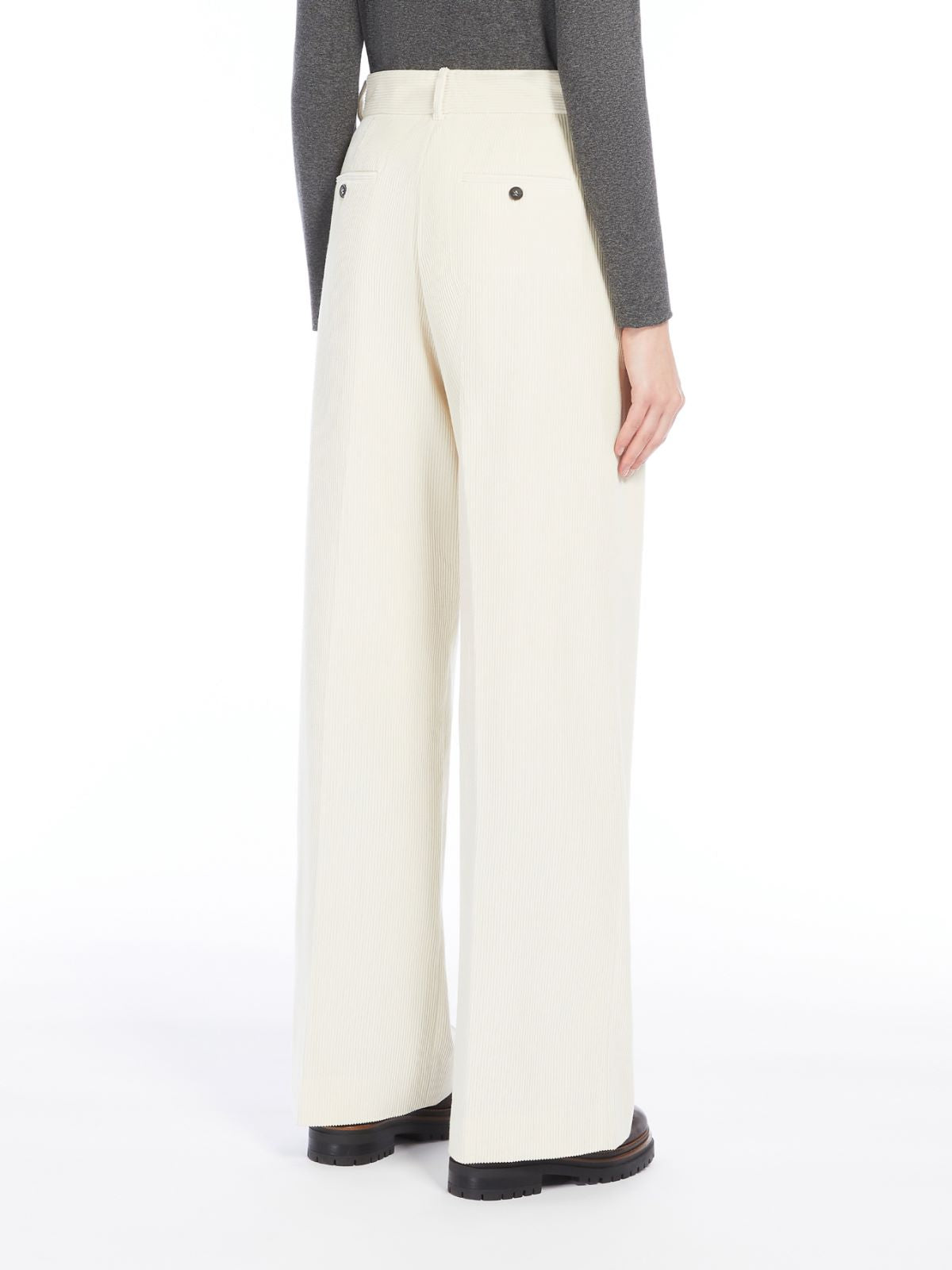 MM Tania Cord Trousers in Milk