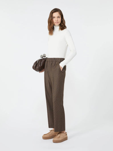 Weekend Max Mara Hately Trousers in Chocolate