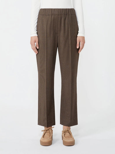 Weekend Max Mara Hately Trousers in Chocolate