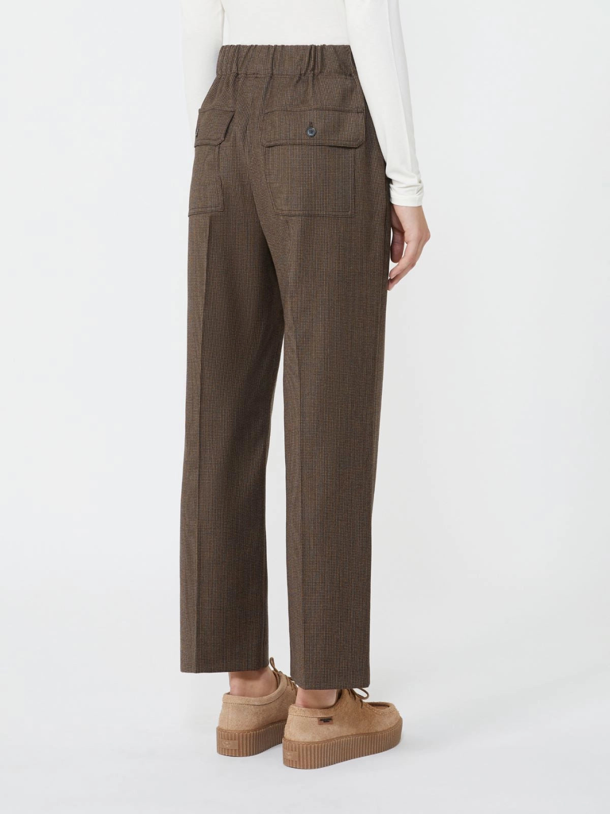 Weekend Max Mara Hately Trousers in Chocolate
