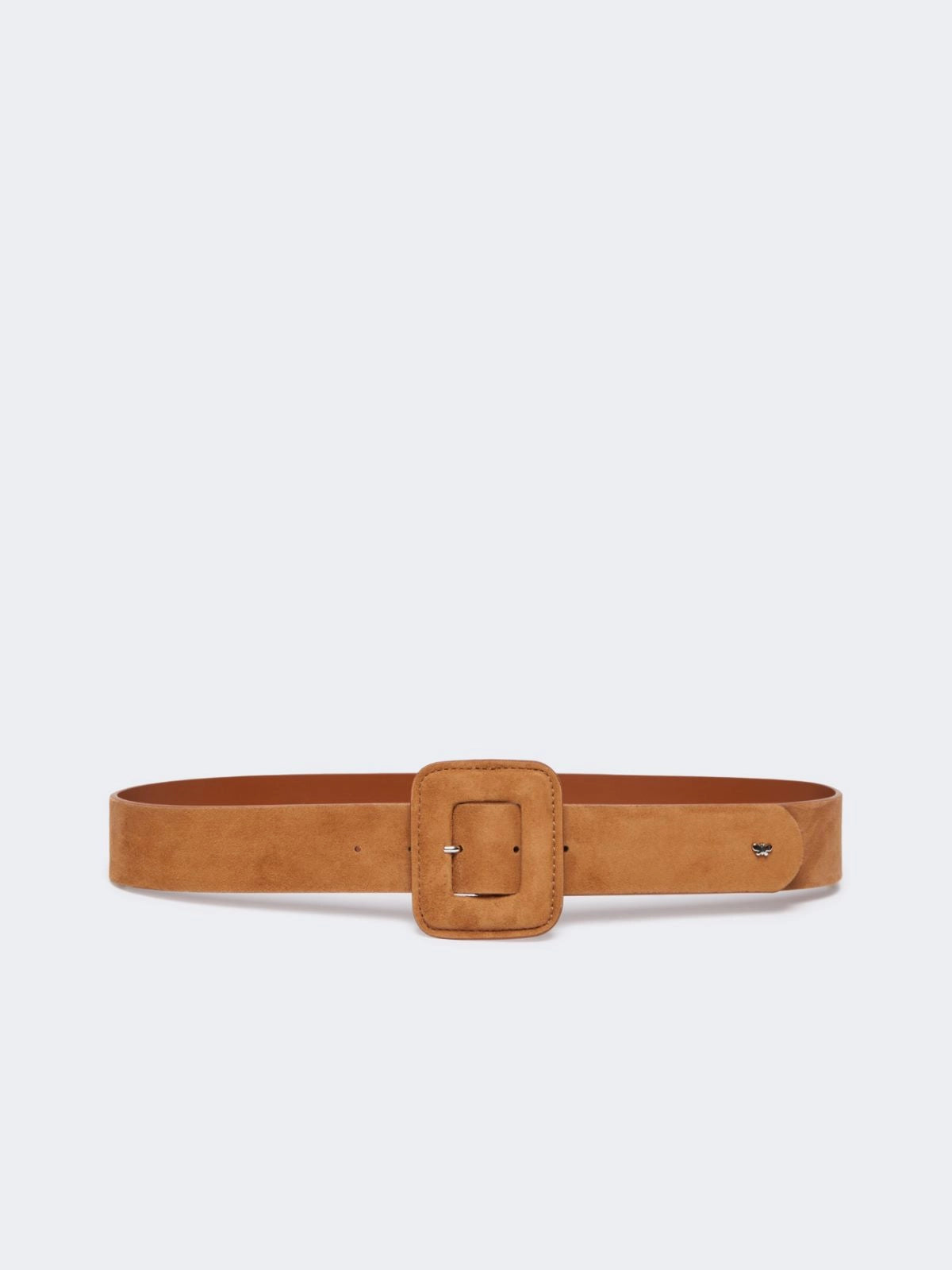 Weekend Max Mara Brio Suede Belt in Brown