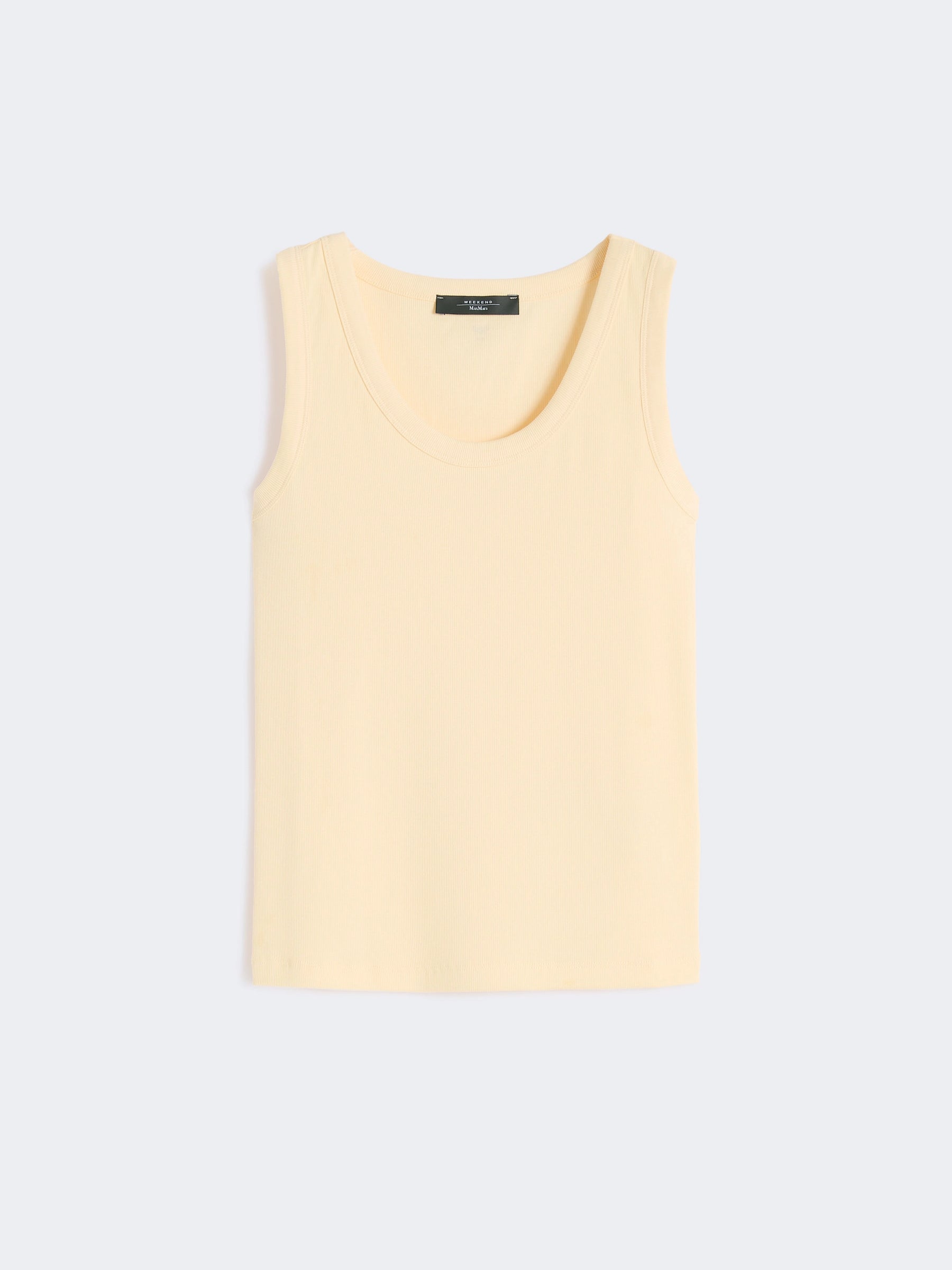 Weekend Maxmara Multic Tank in Light Yellow