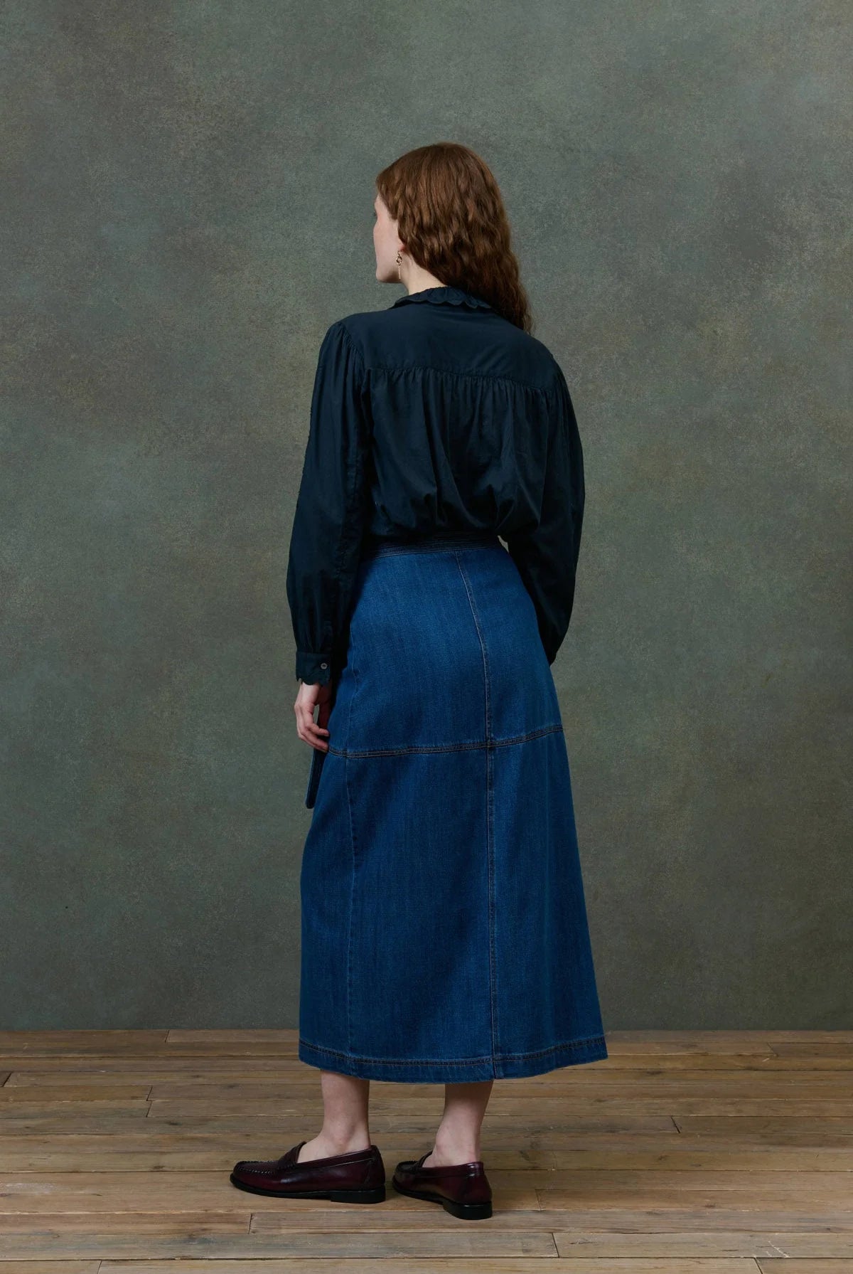 Louise Misha Cora Shirt in Charcoal