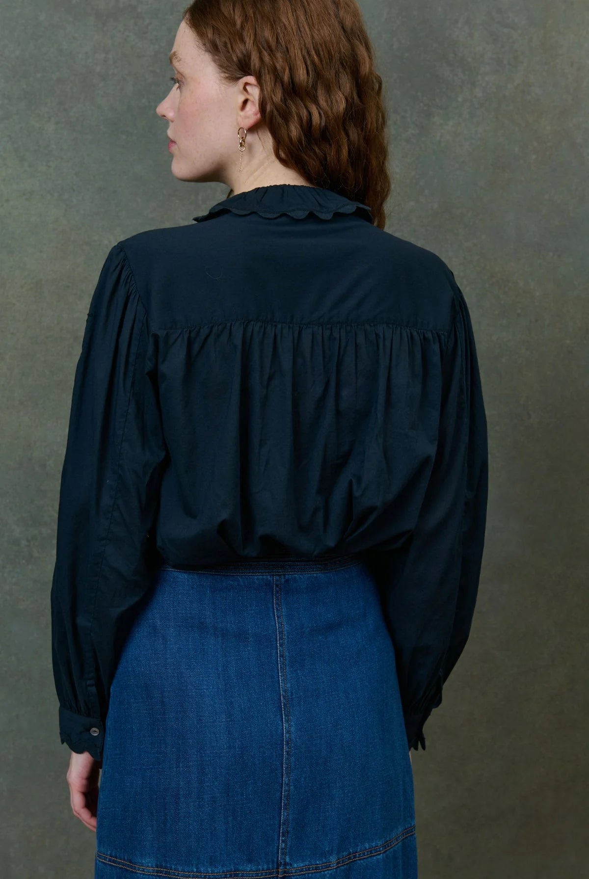 Louise Misha Cora Shirt in Charcoal