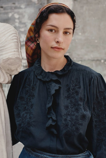Louise Misha Cora Shirt in Charcoal