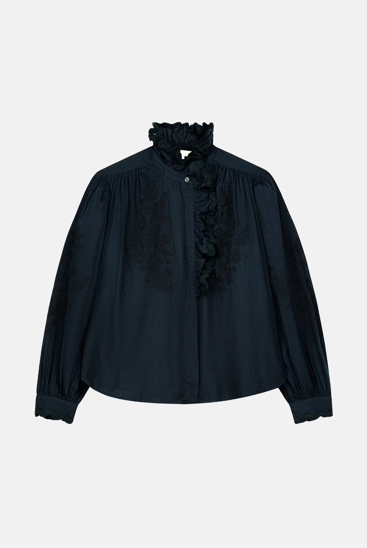 Louise Misha Cora Shirt in Charcoal