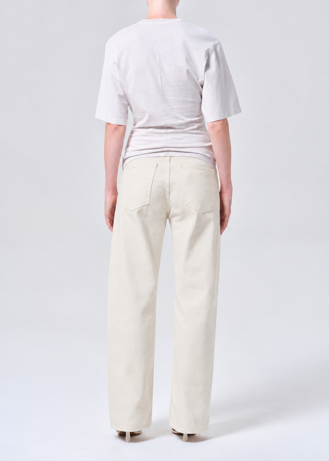 Agolde Arc Jean - Chalk White
