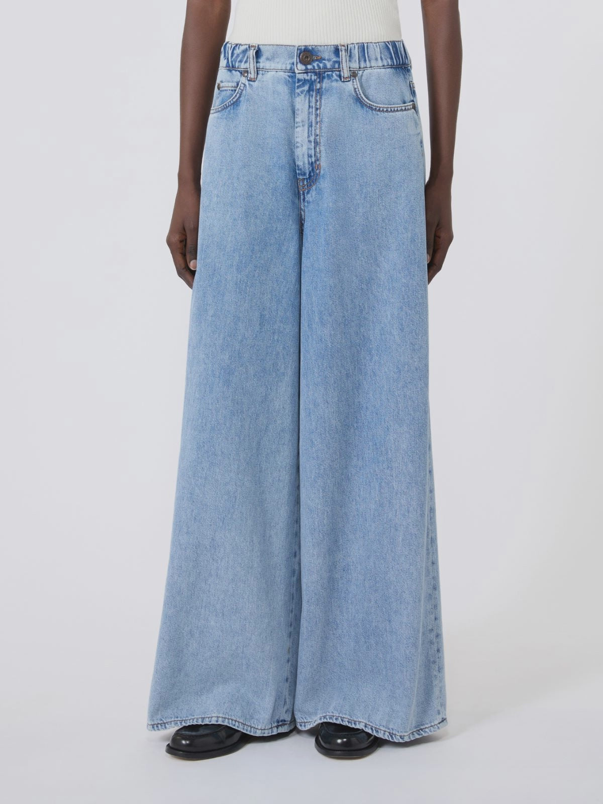 Weekend Max Mara Zattera Wide-Leg Jeans