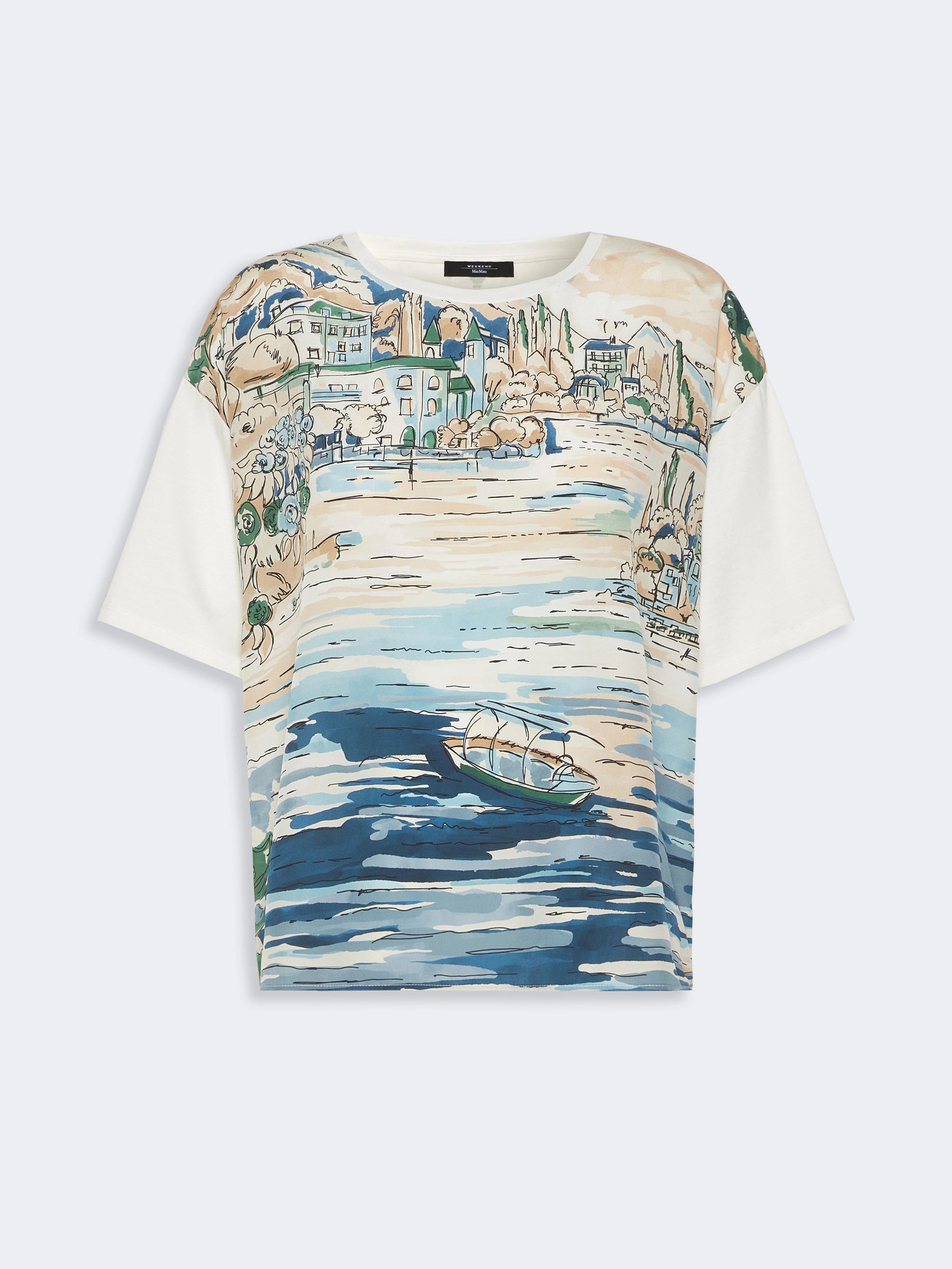 Weekend Max Mara Terzo Printed Silk Top