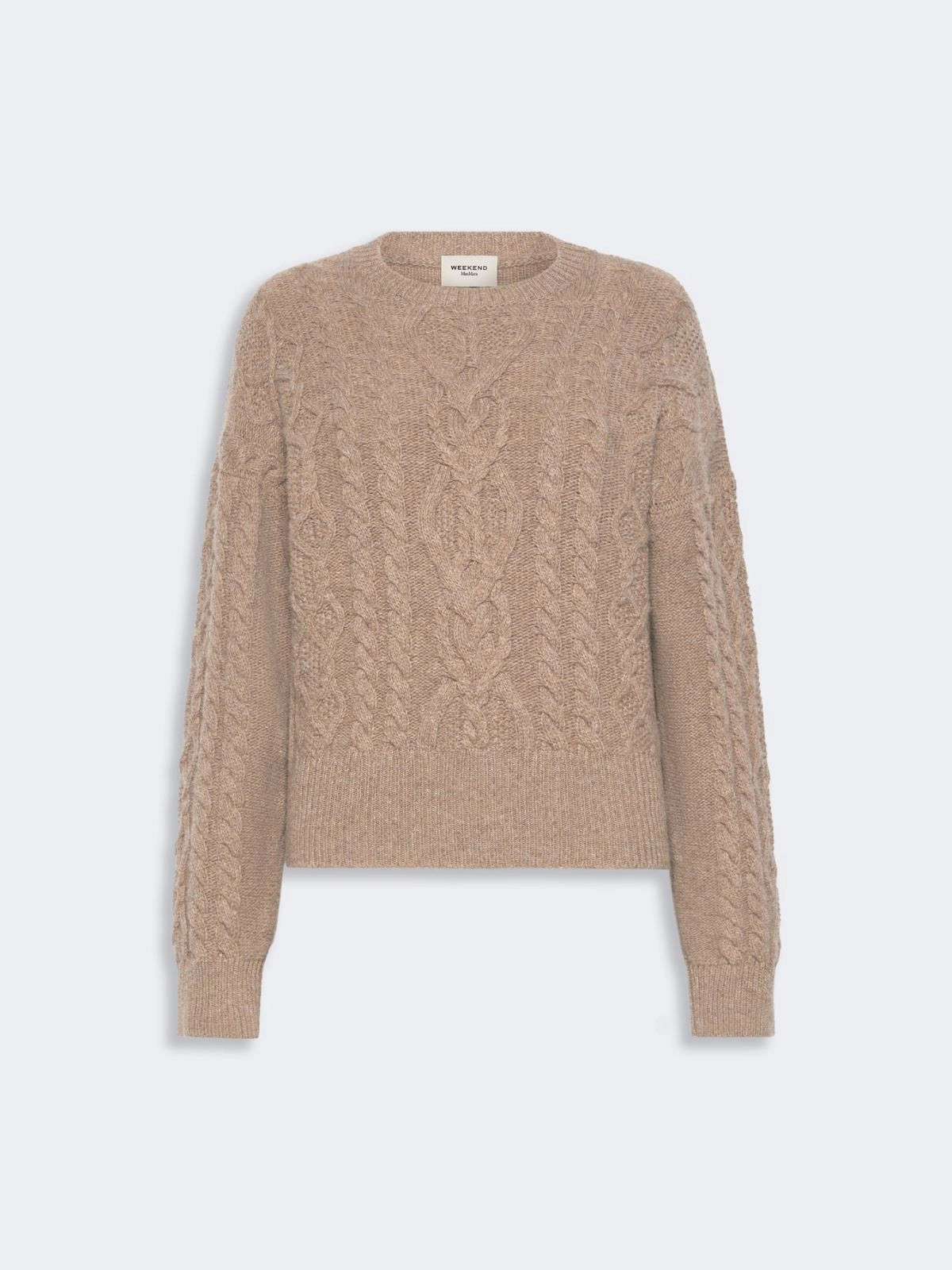 Weekend Maxmara Alben Cable Knit - Hazelnut