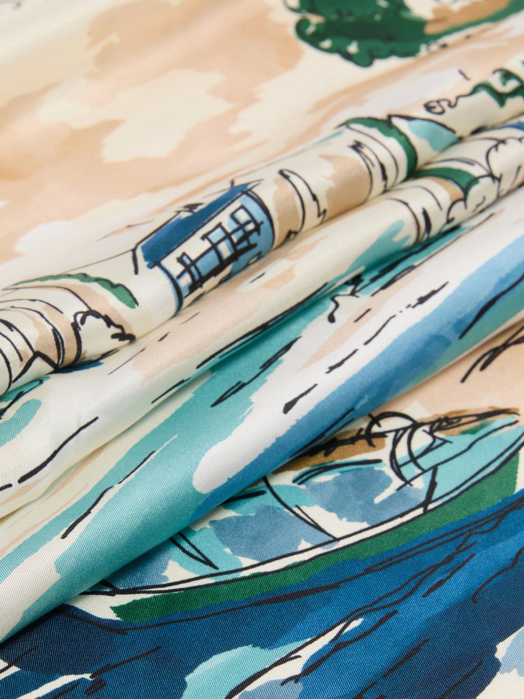 Weekend Max Mara Aonesto Silk Printed Scarf