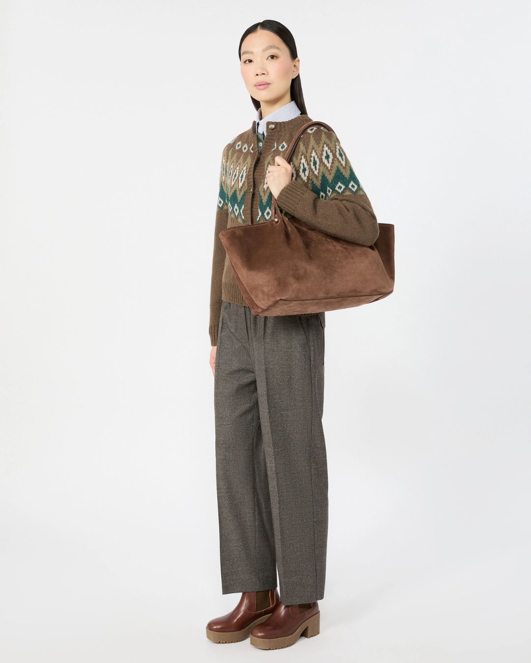 Weekend Maxmara Apesi Bag - Chocolate