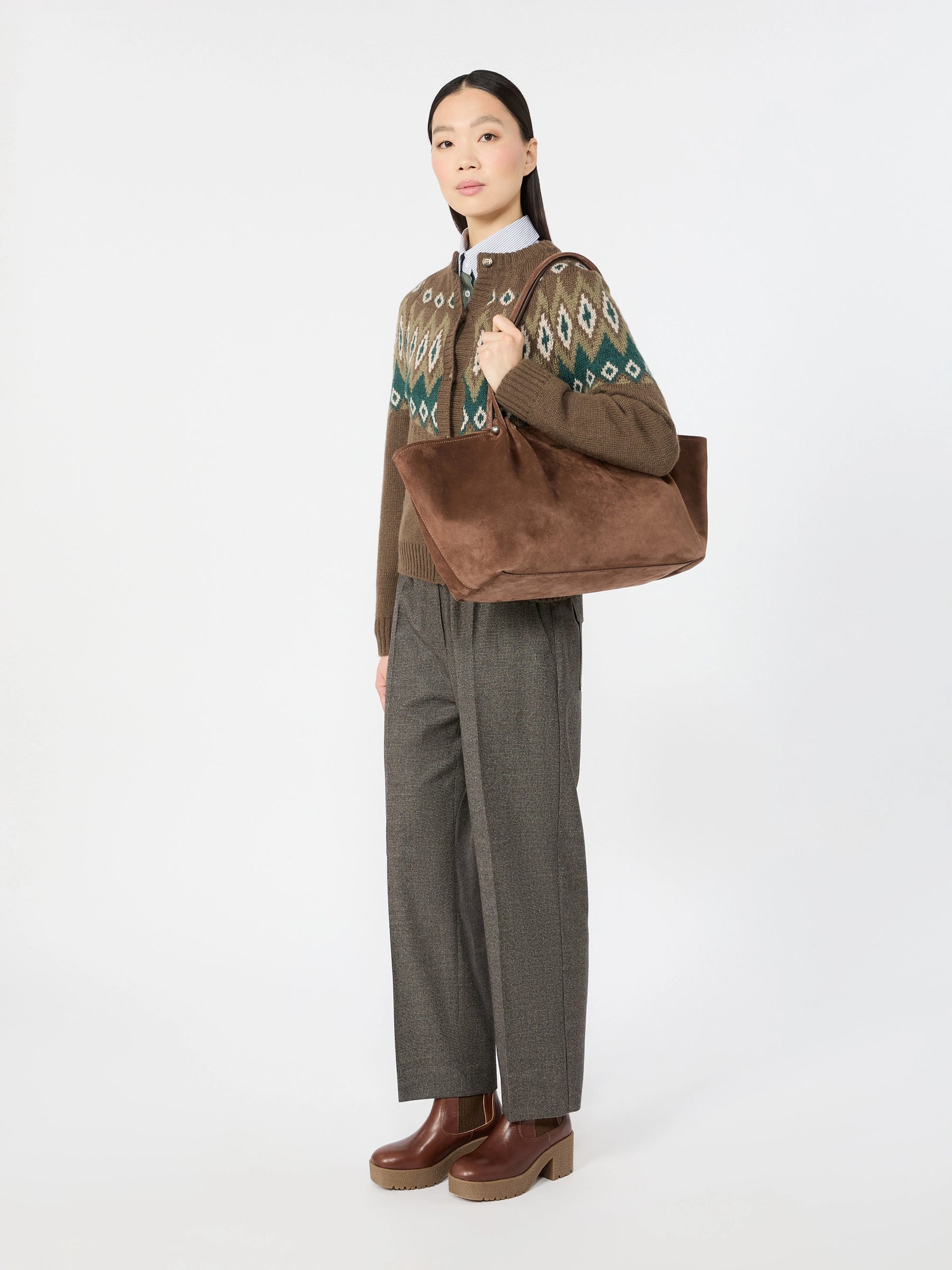 Weekend Maxmara Apesi Bag - Chocolate