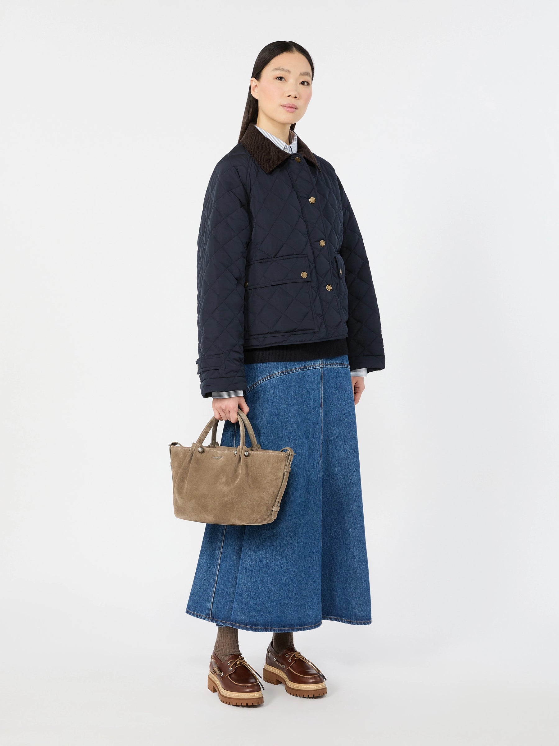 Weekend Maxmara Ario Bag - Medium Grey