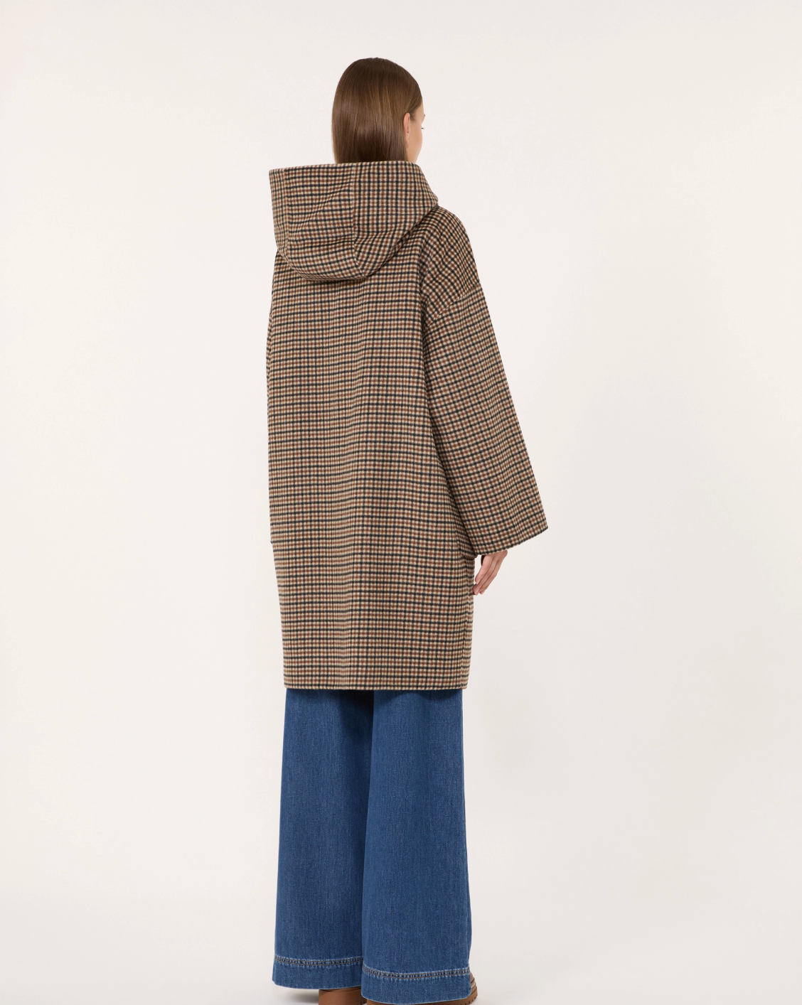 Weekend Maxmara Balta Coat - Brown Check