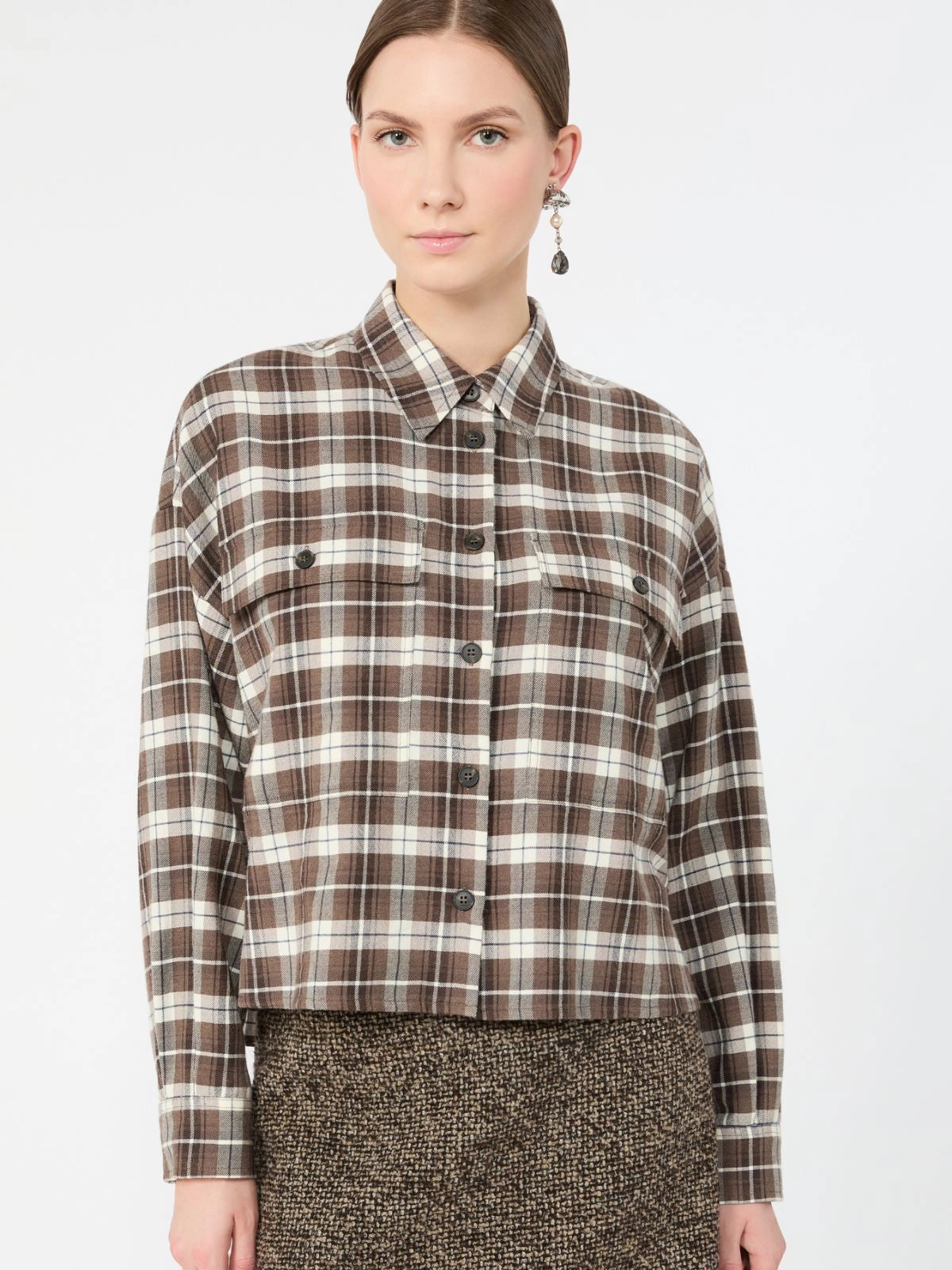 Weekend Maxmara Berlina Shirt - Brown Check