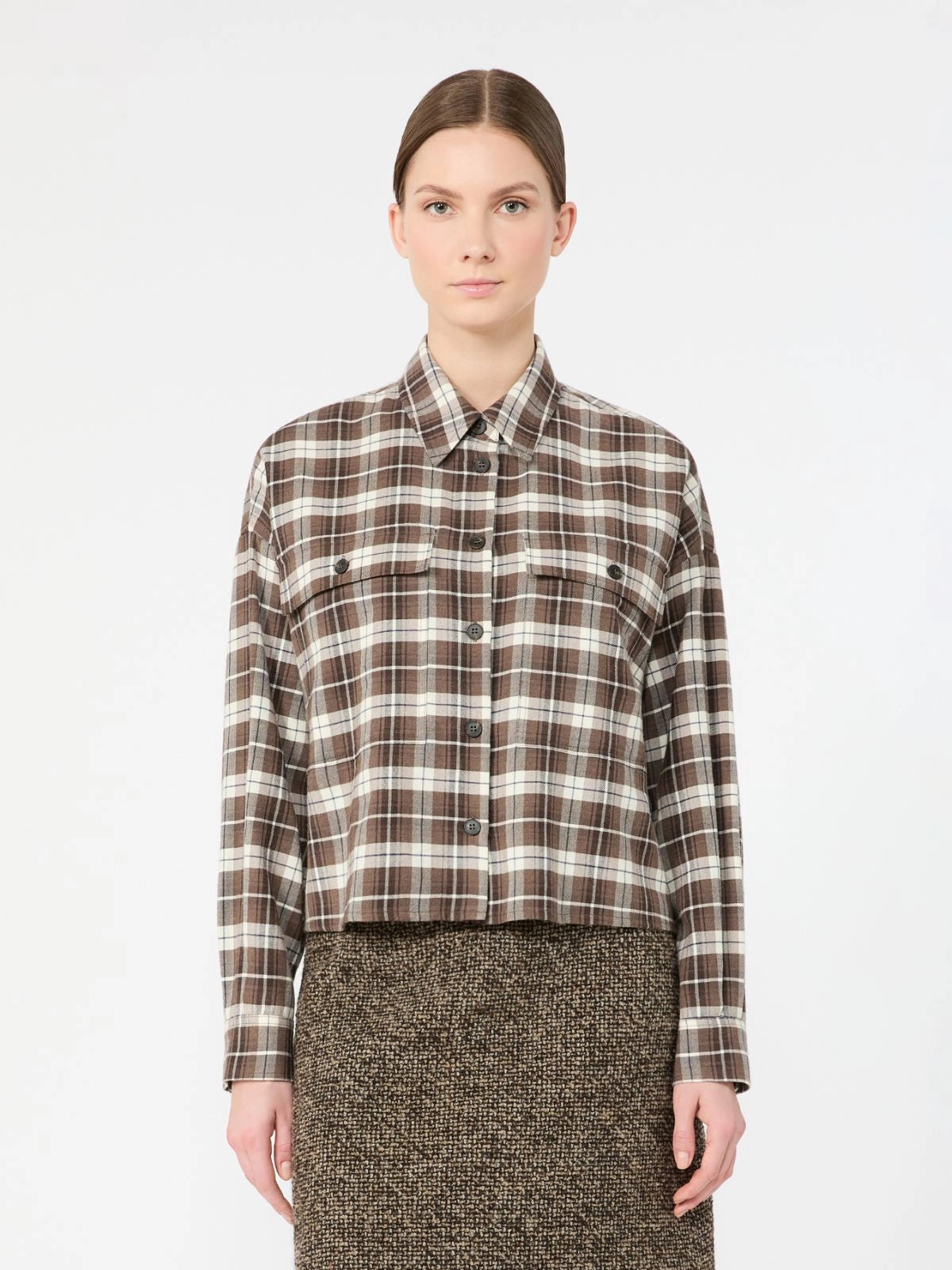 Weekend Maxmara Berlina Shirt - Brown Check
