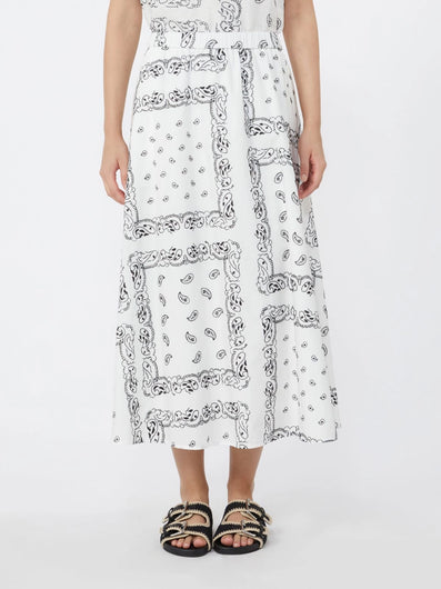 Weekend Maxmara Caravan Skirt in White, Black