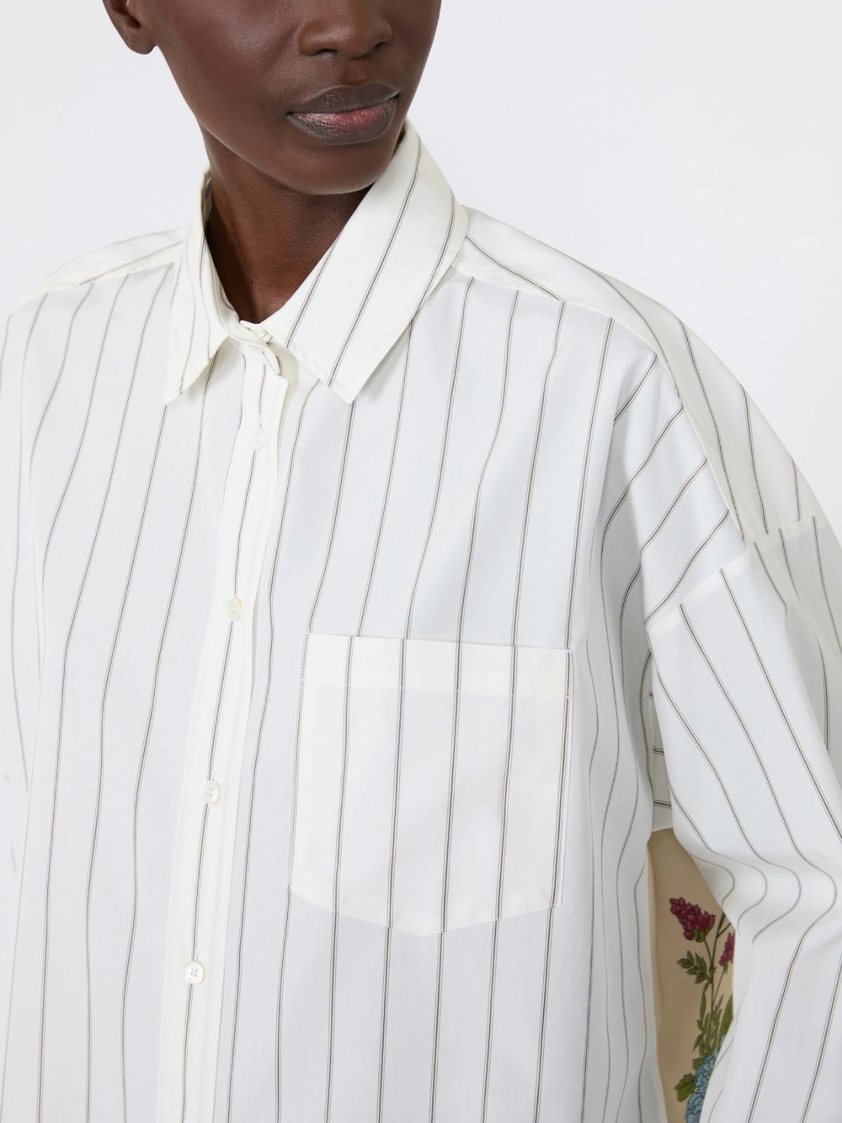 Weekend Maxmara Certosa Print Mix Shirt - Light Blue