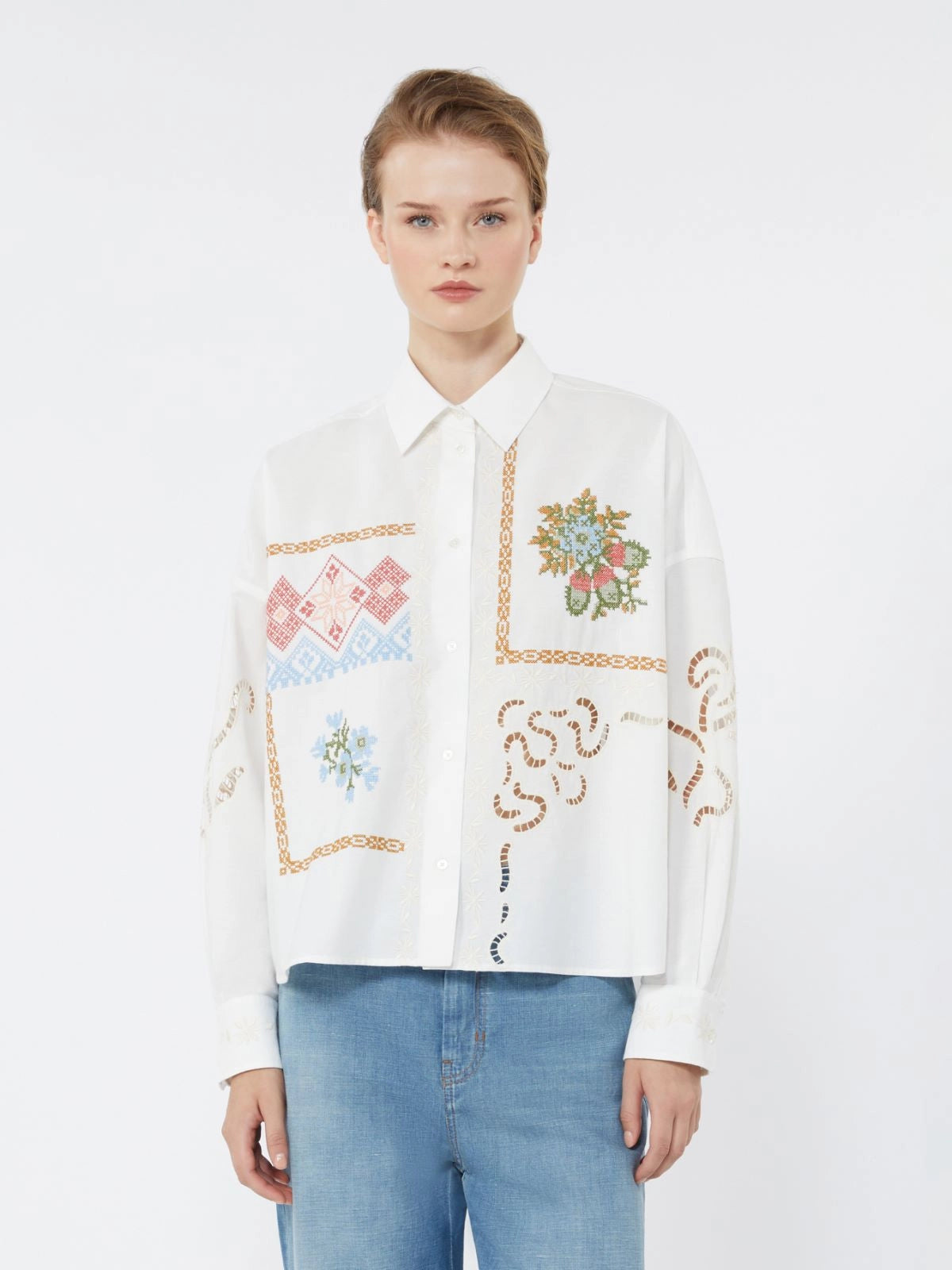 Weekend Maxmara Fonte Blouse in White