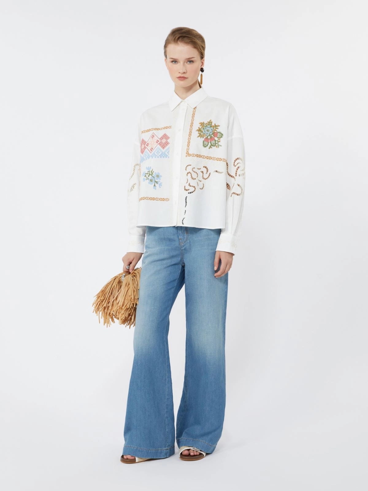 Weekend Maxmara Fonte Blouse in White