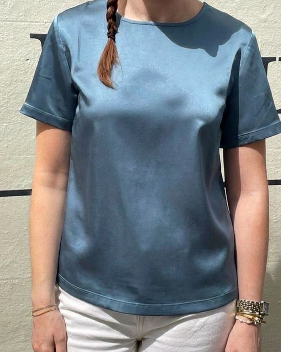 Weekend Maxmara Gilbert SS Shiny Tee - Oil