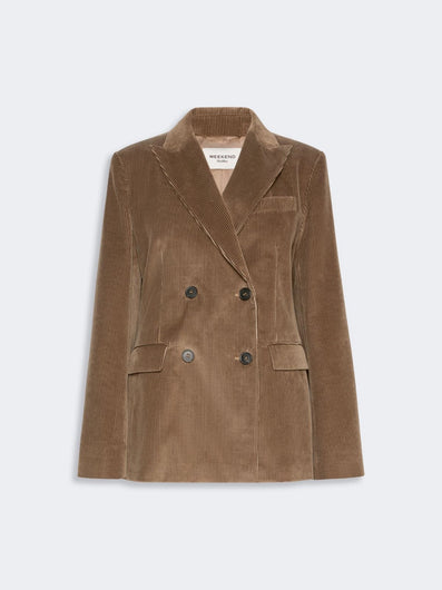 Weekend Maxmara Katanga Corduroy Jacket - Light Brown