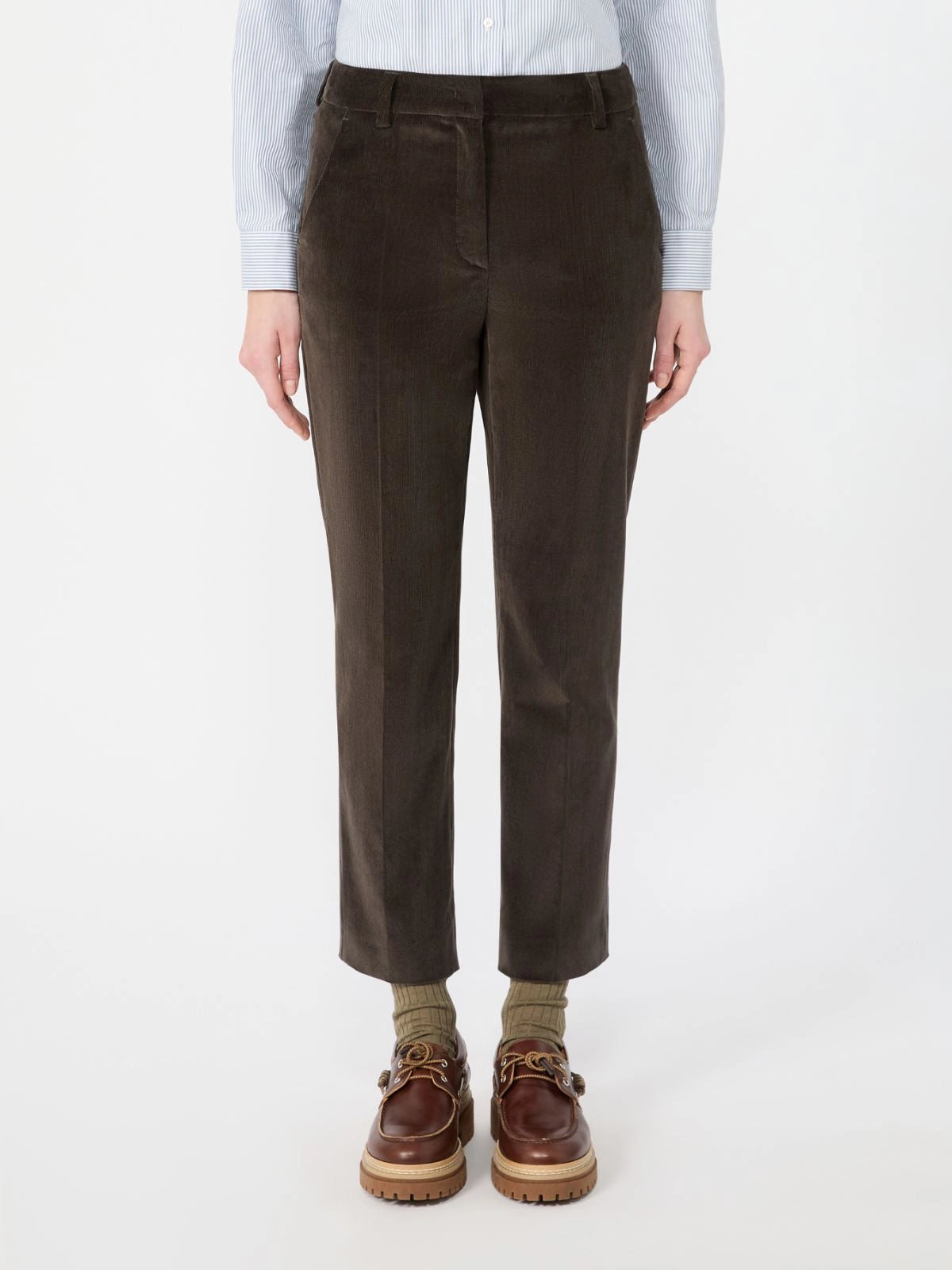 Weekend Maxmara Marruca Trousers - Dark Brown