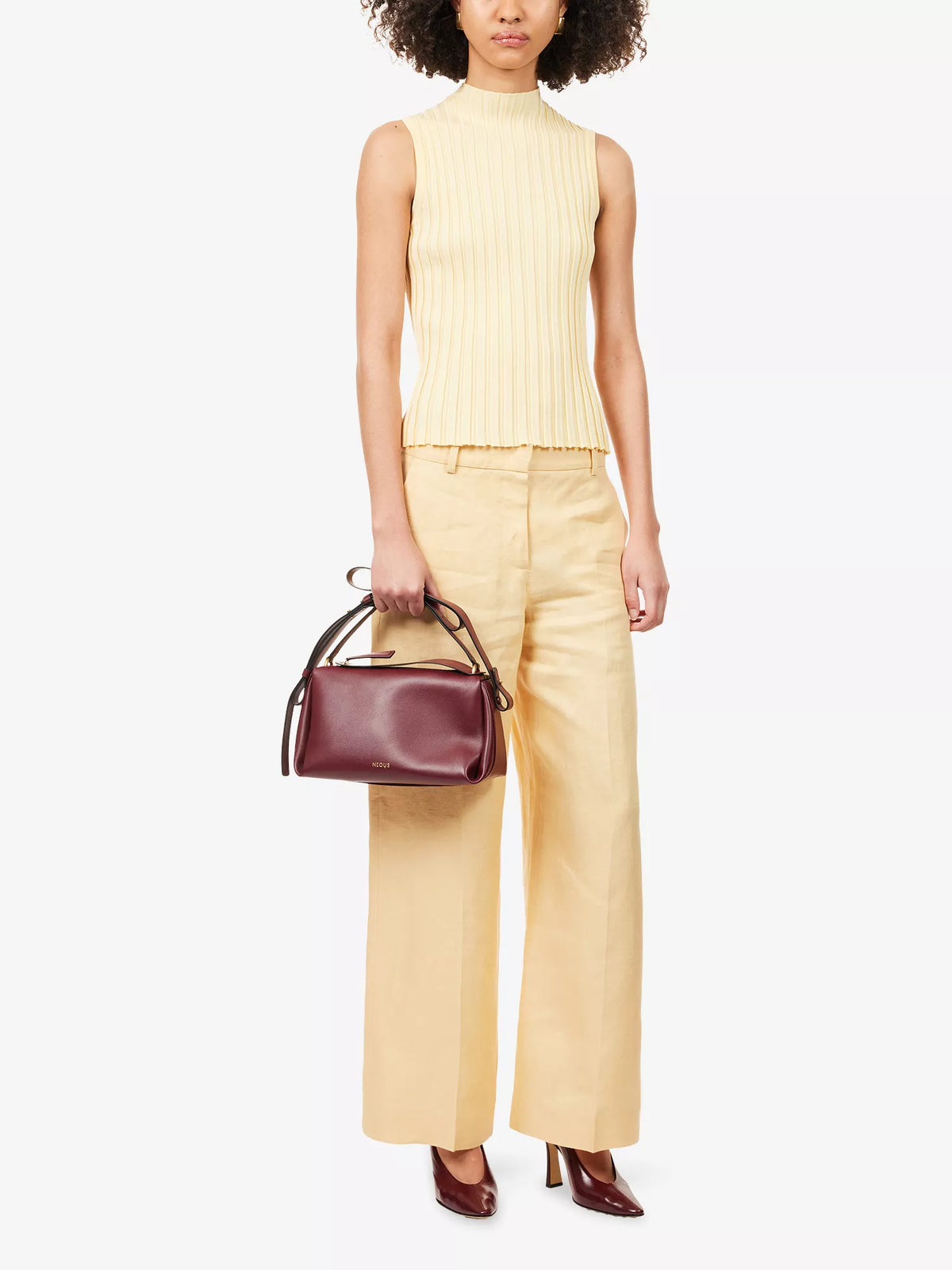 Weekend Maxmara Multic Tank in Light Yellow