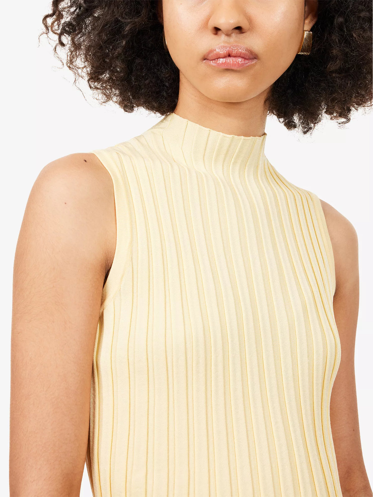 Weekend Maxmara Multic Tank in Light Yellow