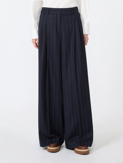 Weekend Maxmara Nebbie Trousers - Navy